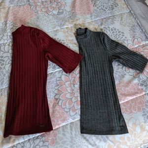 NEW Set of 2 Hollister Mock Neck Shirts